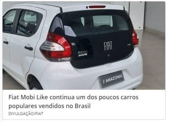 Em três anos, carros populares ficam 45% mais caros, alta acima da inflação, mostra estudo da FGV