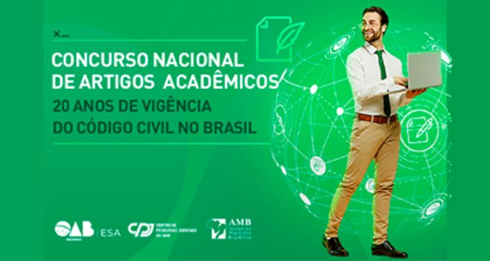 AMB abre concurso de artigos científicos sobre 20 anos do Código Civil