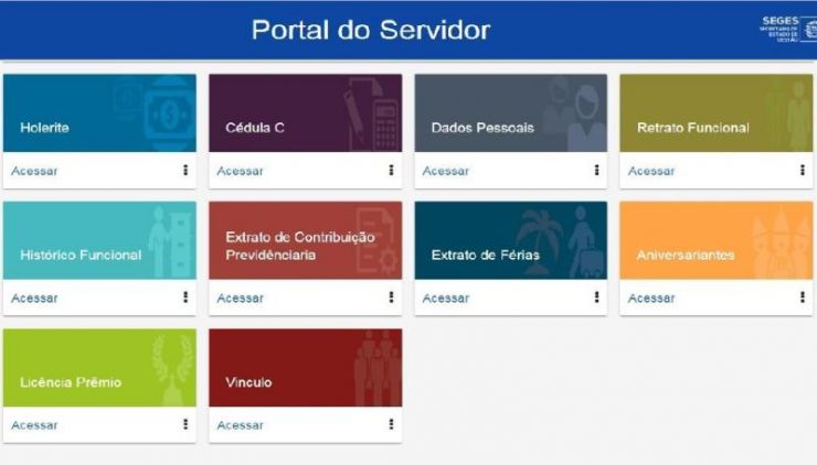 HOLERITE DE DEZEMBRO DISPONÍVEL NO PORTAL DO SERVIDOR